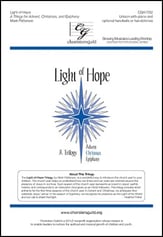 Light of Hope Unison choral sheet music cover